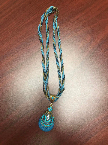 Blue - Wrap Strand necklace - GU
