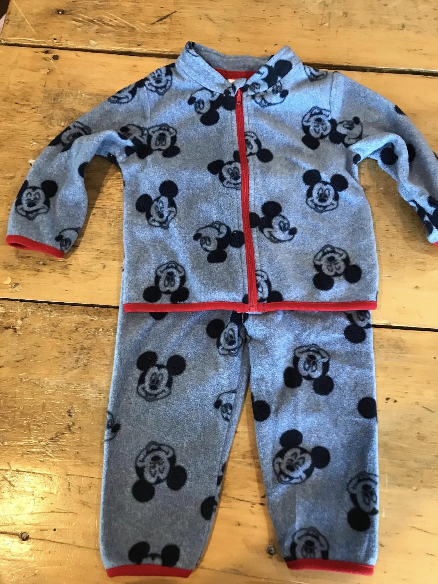 Disney Baby Fleece Mickey Two Piece _ NWOT