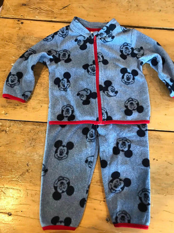 Disney Baby Fleece Mickey Two Piece _ NWOT