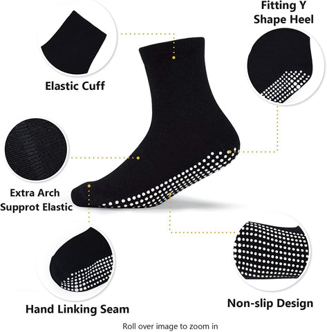 Toddler Grip Socks - Non Slip - Size 1-3T