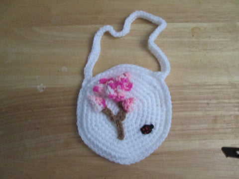 Crocheted LadyBug/Tree Purse