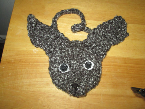 Crocheted Floppy Ear Dog Purse