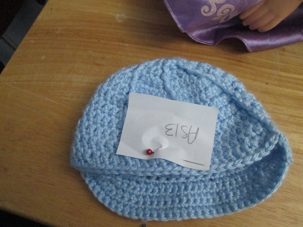Crocheted Baseball Hat for a Newborn