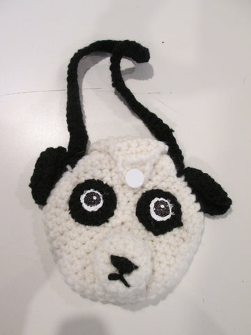 Crocheted Panda Purse