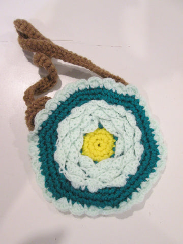 Crocheted Flower Purse