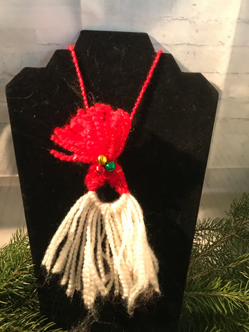Santa Claus Yarn Necklaces