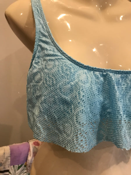 The Bikini Lab - Sky Blue Size L NWT