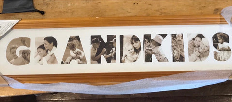 Grandkids Wooden Picture Frame