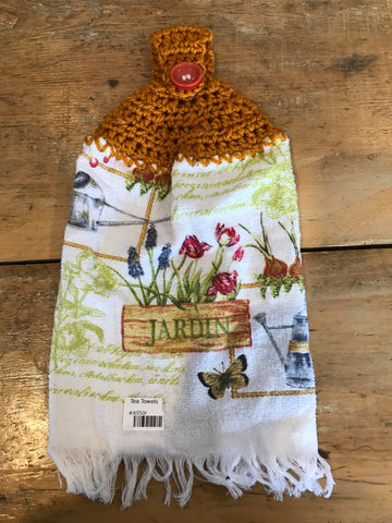 Hanging Crocheted Towel  Jardin