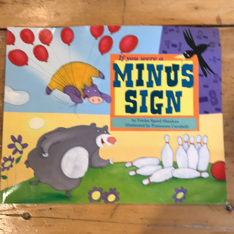 If You were a Minus Sign Book - NEw