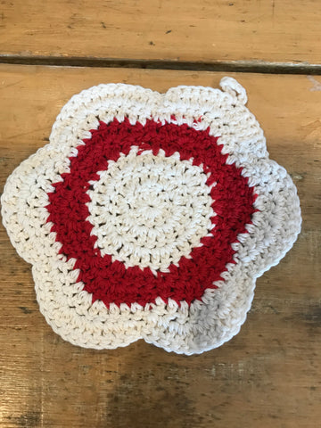 Flower Dishcloth  Crochet Handmade