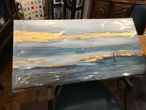 Painting 39.5 x 19.5  new in plastic wrap