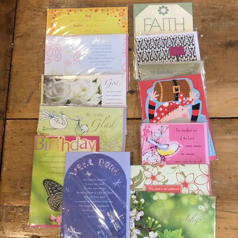 15 Miscellaneous Greeting Cards - Many Occasions