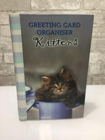 Greeting Card Organizer - Kittens - NEW